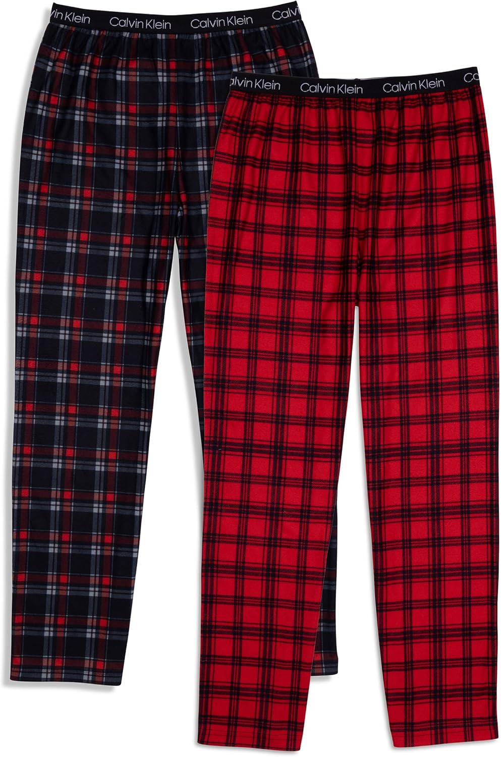 

Комплект из 2 пижамных штанов Calvin Klein boys Super Soft Brushed Micro, Red Urban Plaid/Red City Plaid