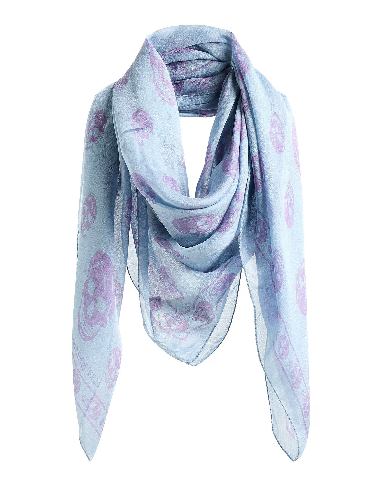 

Шарф Mcqueen, пастельно-голубой