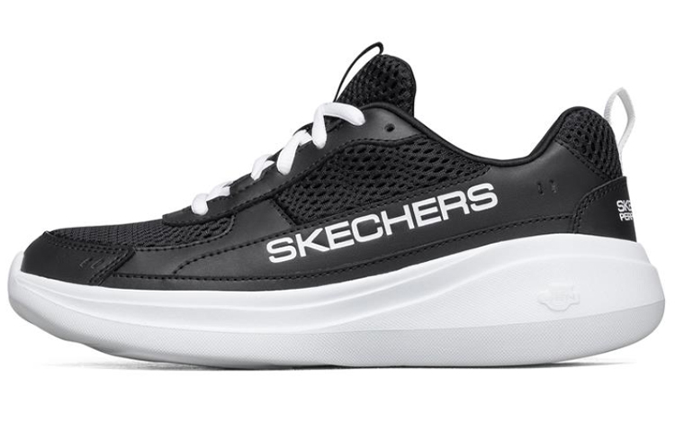 

Кроссовки женские с низким верхом, черные/белые Skechers