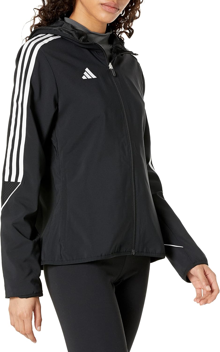 

adidas Женская ветровка Tiro23 League для футбольных бутс с влагоотводящим эффектом красного цвета, Black