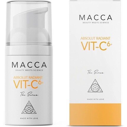 Сыворотка Macca Beauty Meets Science — Absolut Radiant Vit-C6 для лица с витамином С - Натуральное антивозрастное средство, 30 мл — фото 2