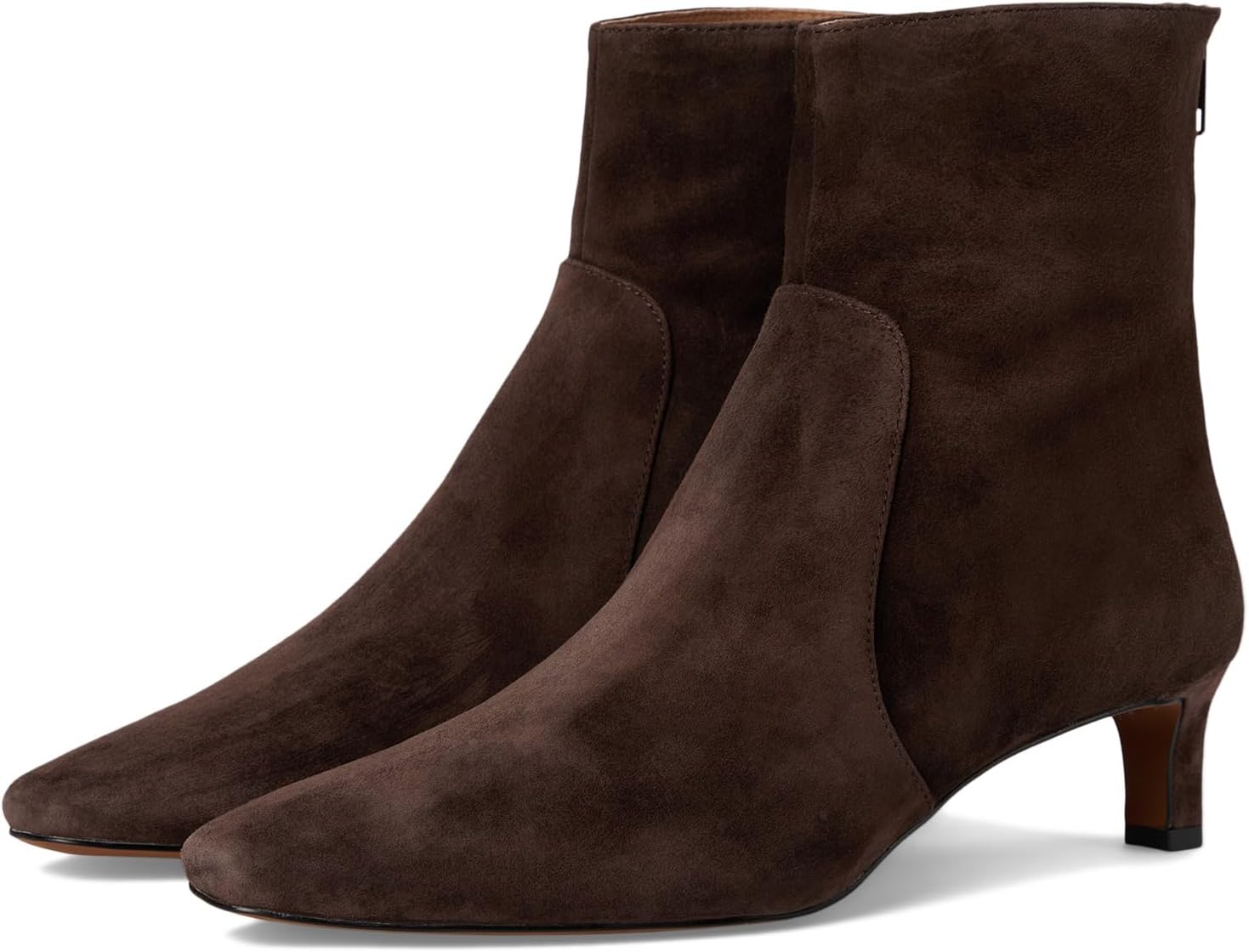Ботинки Madewell Dimes Kitten Heel Boot - Suede, цвет Turkish Coffee Suede