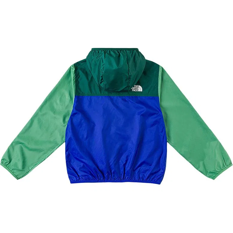 Детская куртка с капюшоном тонкая THE NORTH FACE, PFD/Green/Legend Blue — фото 3