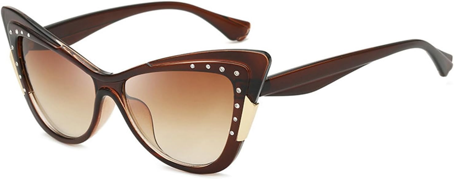 

Солнцезащитные очки «Кошачий глаз» с бриллиантами, модные, с кристаллами и стразами, в винтажной оправе, ретро-стиль, для женщин, защита от ультрафиолета UV400 helena, C2