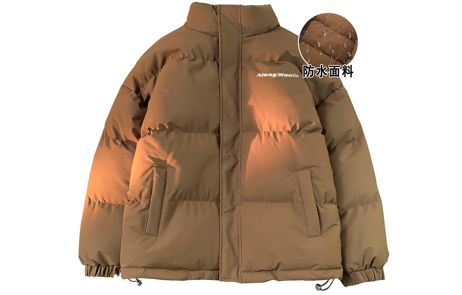 

ALang Studio Пуховик Unisex, Coffee
