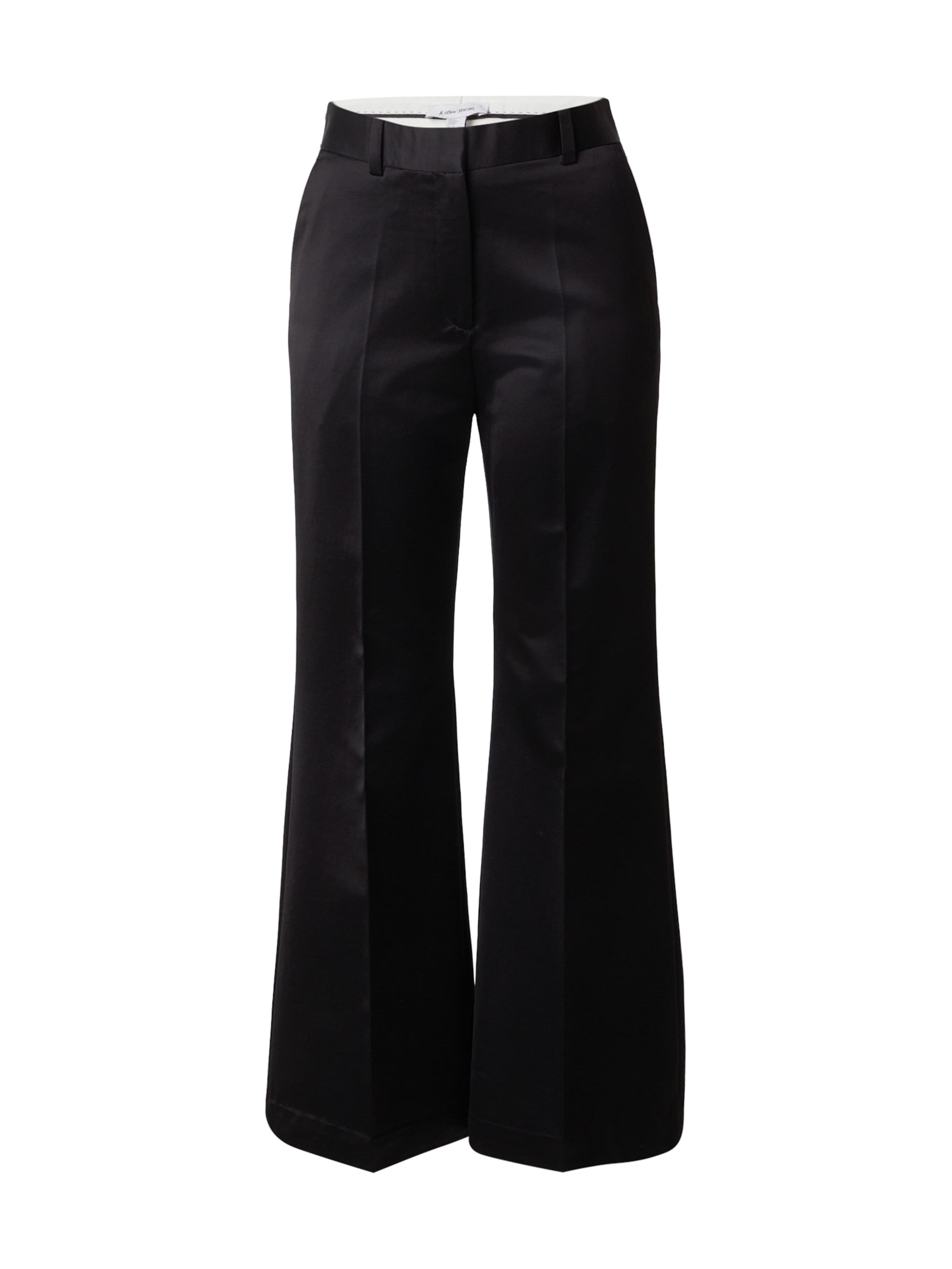 

& Other Stories Широкие брюки со складками в черном цвете