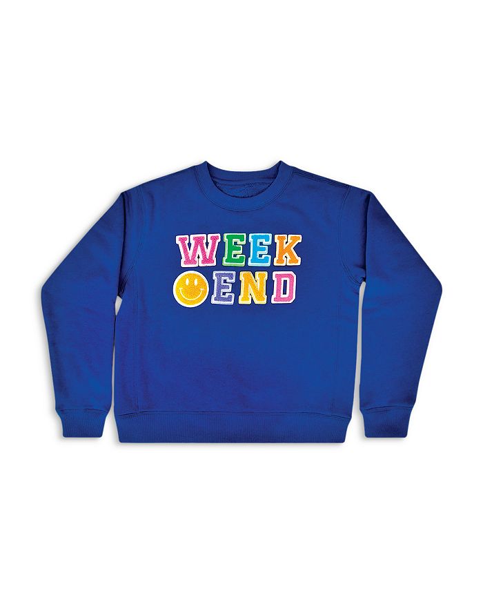 

Свитшот для девочек Weekend Basic с круглым вырезом — для больших детей Iscream, мультиколор