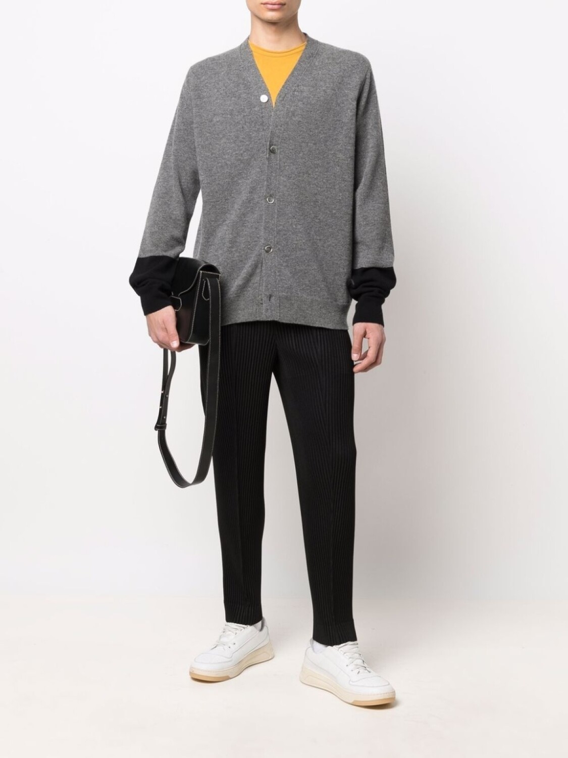 Кардиган тонкой вязки Comme Des Garçons Shirt, серый — фото 2