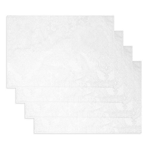 

Elrene Caiden Elegance Дамасская подставка для столовых приборов, набор из 4 шт. Elrene Home Fashions, цвет White