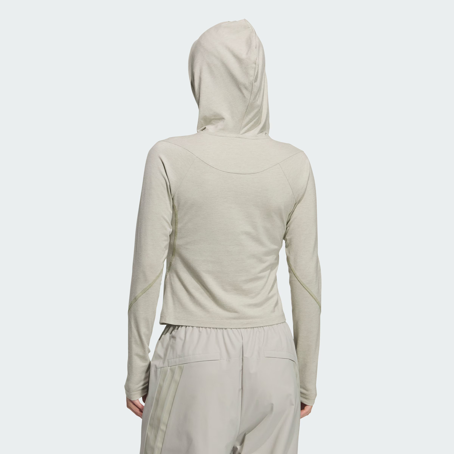 Футболка FOS Regular женская Adidas, зеленый — фото 3