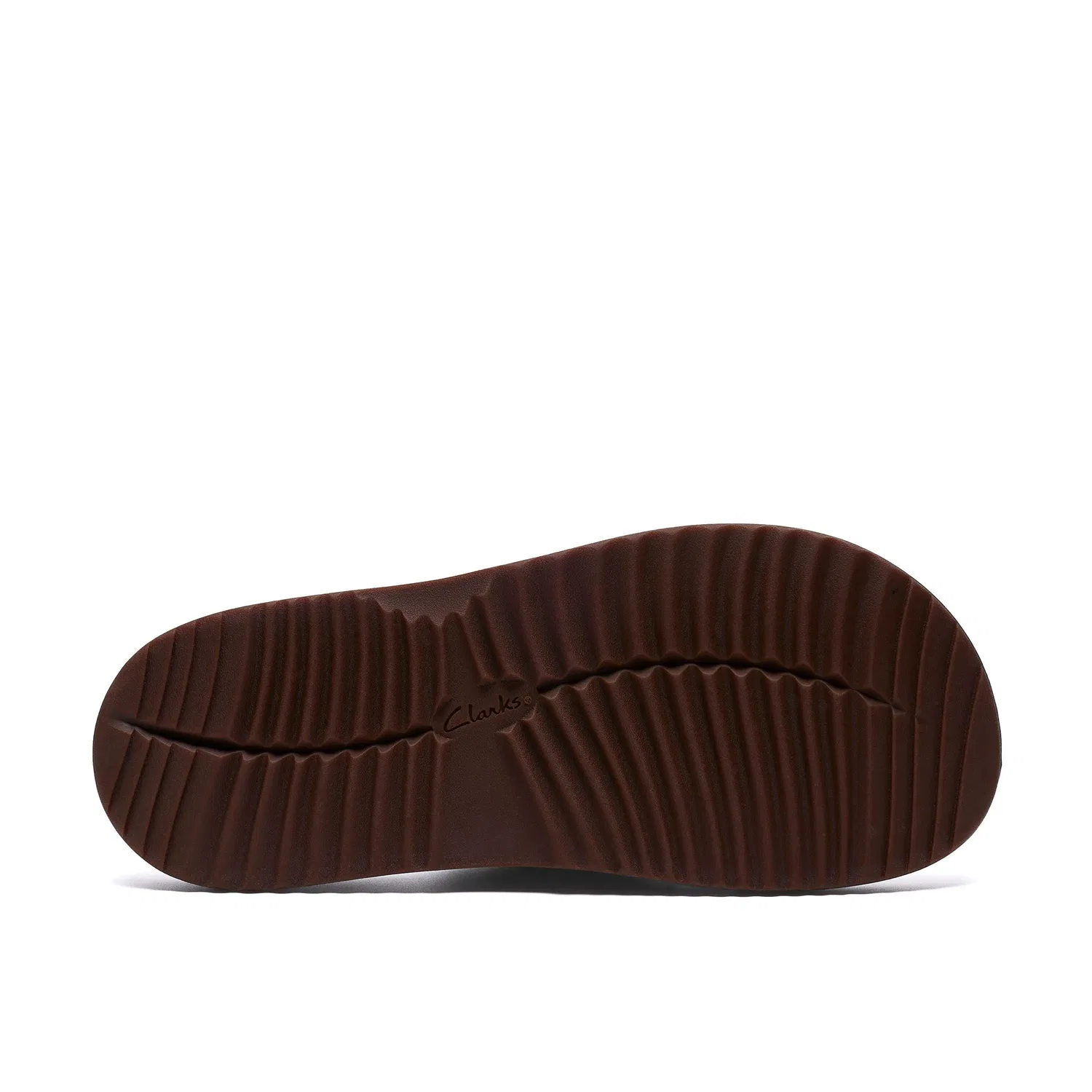Сандалии Brinkley Slide коричневые Clarks, коричневый — фото 3