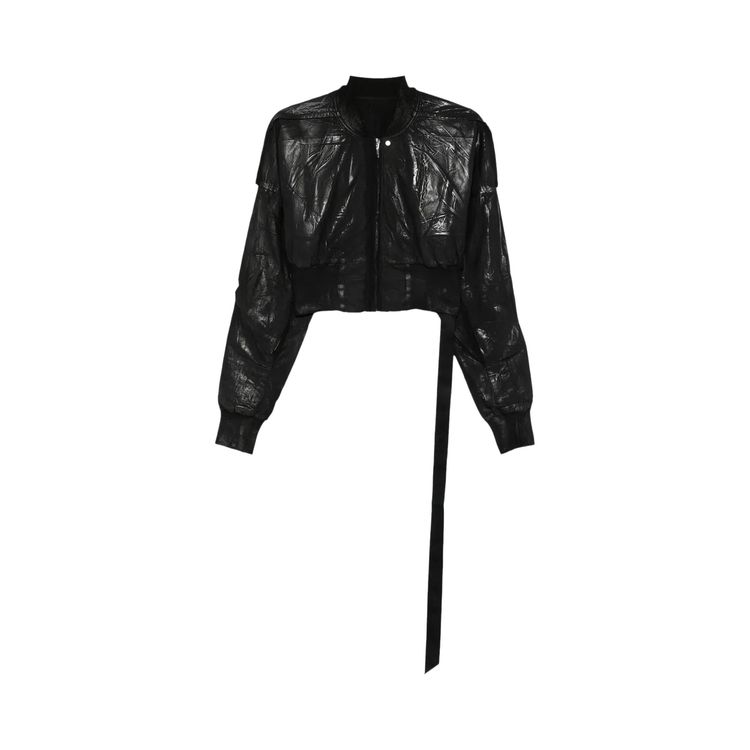 

Куртка Rick Owens DRKSHDW Cropped Bomber Flight Jacket 'Black', черный