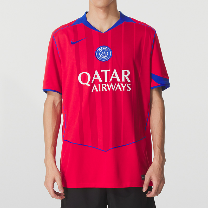 Футболка Paris Saint Germain 2025/26 Stadium Third Men's Dri FIT Total 90 Nike, красный — фото 2