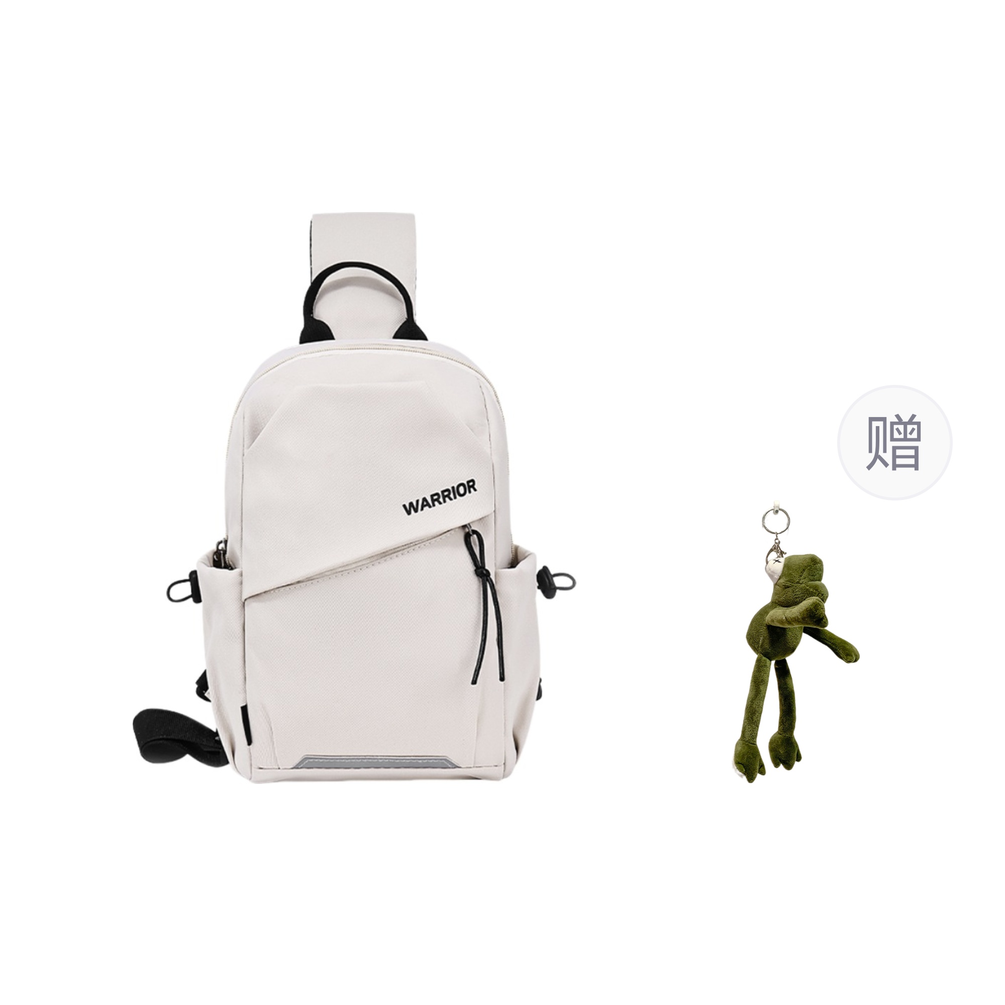 

WARRIOR Нейлоновая слинг-сумка Unisex White/Black