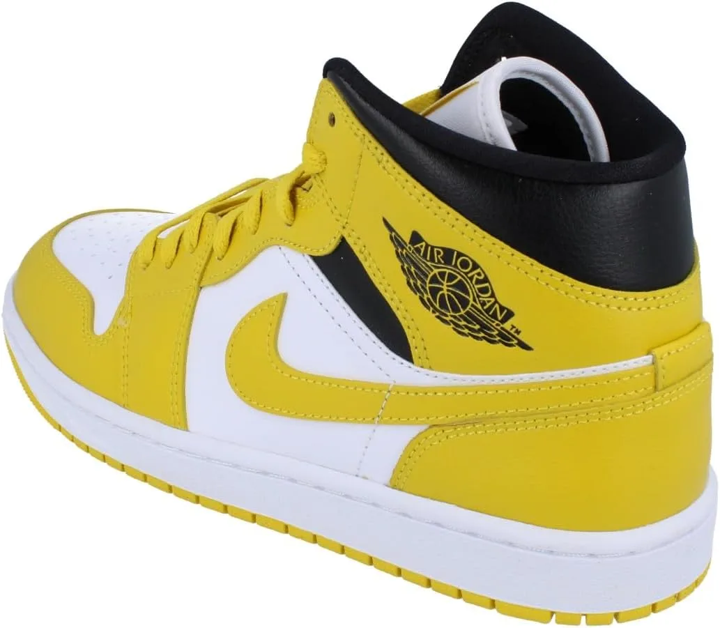 Кроссовки Nike AIR Jordan 1 MID, мужские баскетбольные кроссовки, разноцветные (красный/черный-белый 610), размер 49,5 EU (14 UK) — фото 2