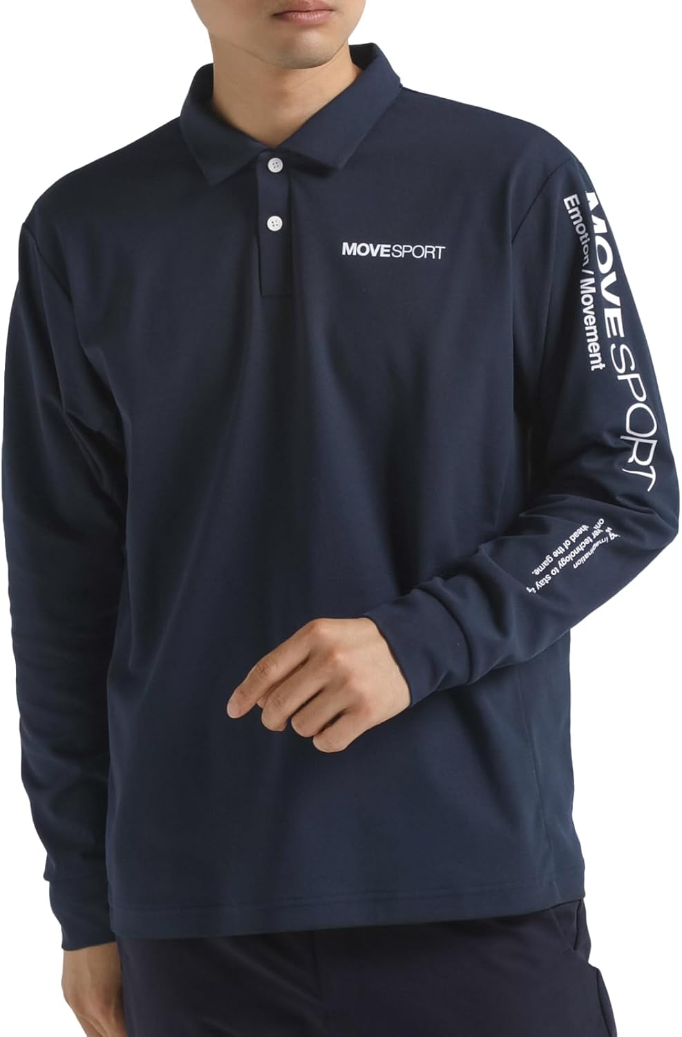 

Футболка-поло для гольфа Move Sports Descente, эластичная, впитывает пот, защищает от УФ-излучения (UPF 50+), обеспечивает свободу движений и прохладу Movesport, темно-синий