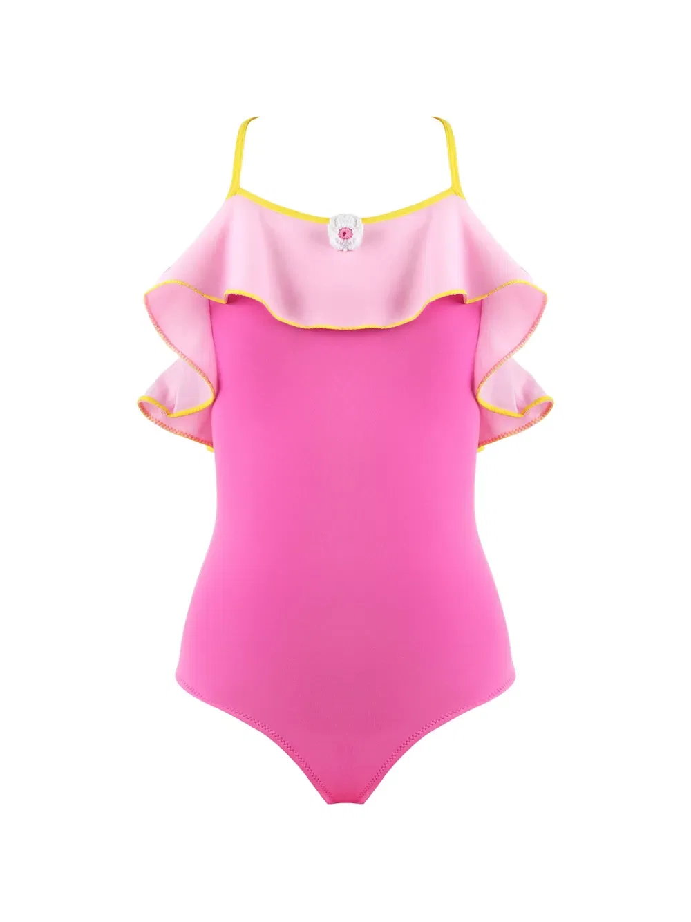 Купальник Анабель с оборками Nessi Byrd Kids, розовый