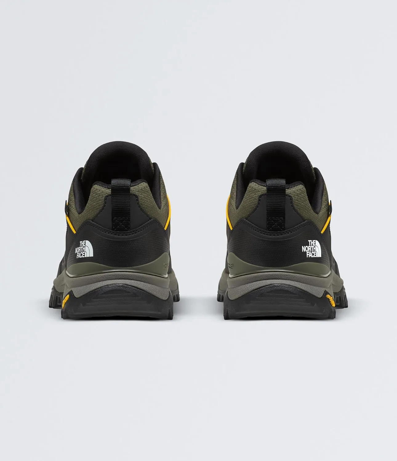 Мужские походные ботинки THE NORTH FACE Hedgehog Gore-tex | Водонепроницаемые, с амортизированной подошвой, резиновая подошва и гибкая пятка, зеленый/черный — фото 3