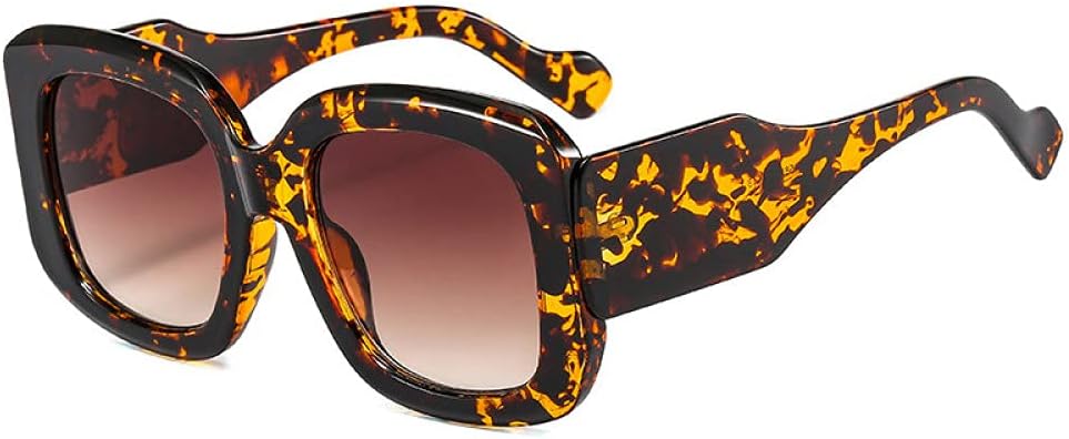 

Большие солнцезащитные очки для женщин, винтажные очки с градиентным переходом цвета, мужские солнцезащитные очки зеленого и фиолетового цвета с защитой от УФ-излучения UV400 LANGSER, 7