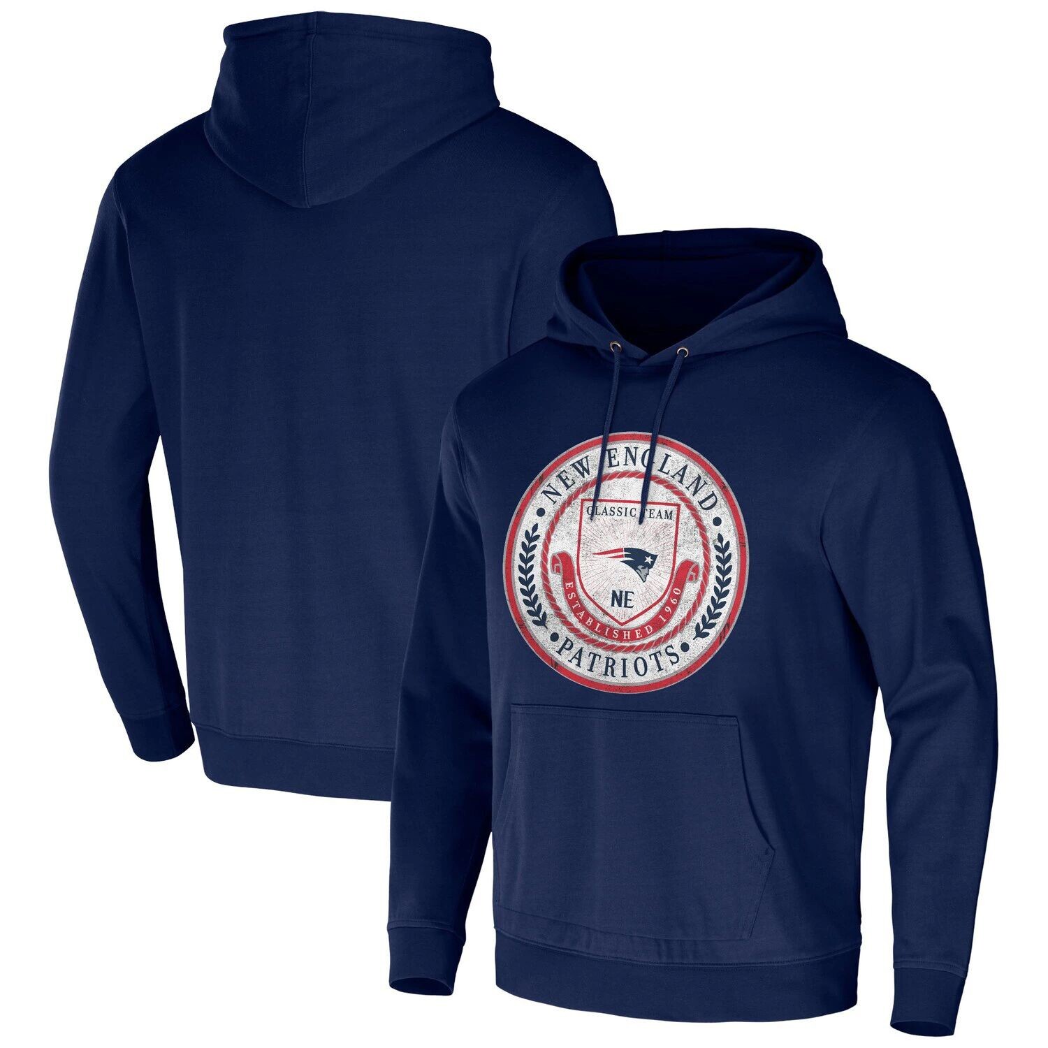

Мужской пуловер с капюшоном из коллекции NFL x Darius Rucker от Fanatics Navy New England Patriots