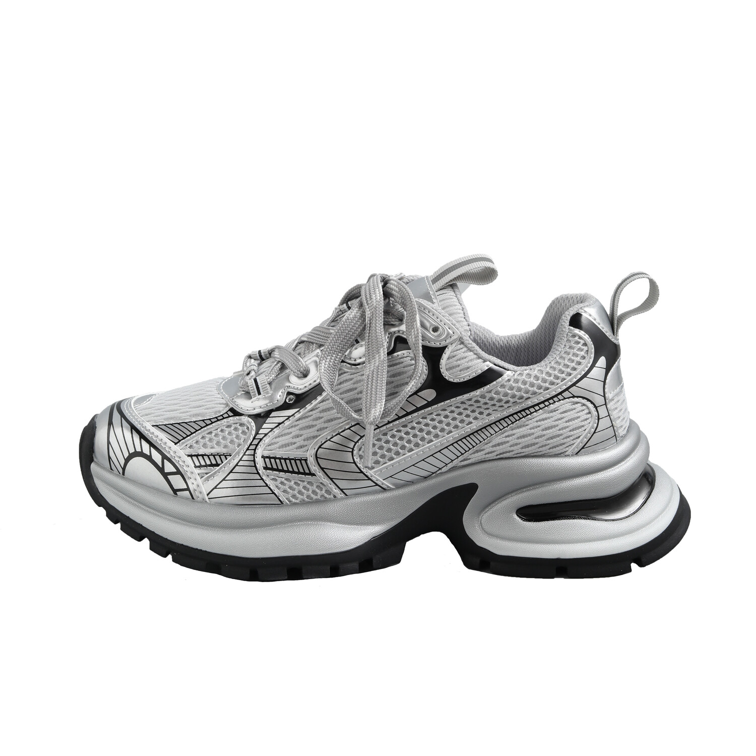

Кроссовки DOLIN COLLECTION Chunky Sneakers Women's Low-top, серый