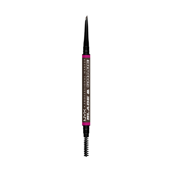 Nano-Precise, двусторонний карандаш для бровей 07 пепельно-коричневый, 13,6 г Nyx Professional Makeup Blade & shade, цвет 07 ash brown — фото 3