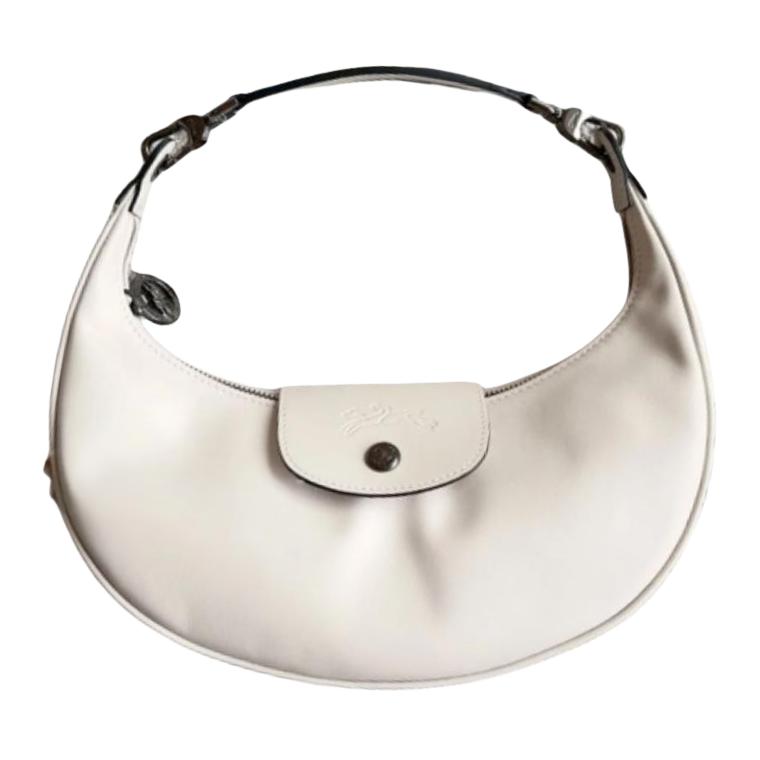 

LONGCHAMP Кожаная сумка через плечо маленькая женская бумажно-белая