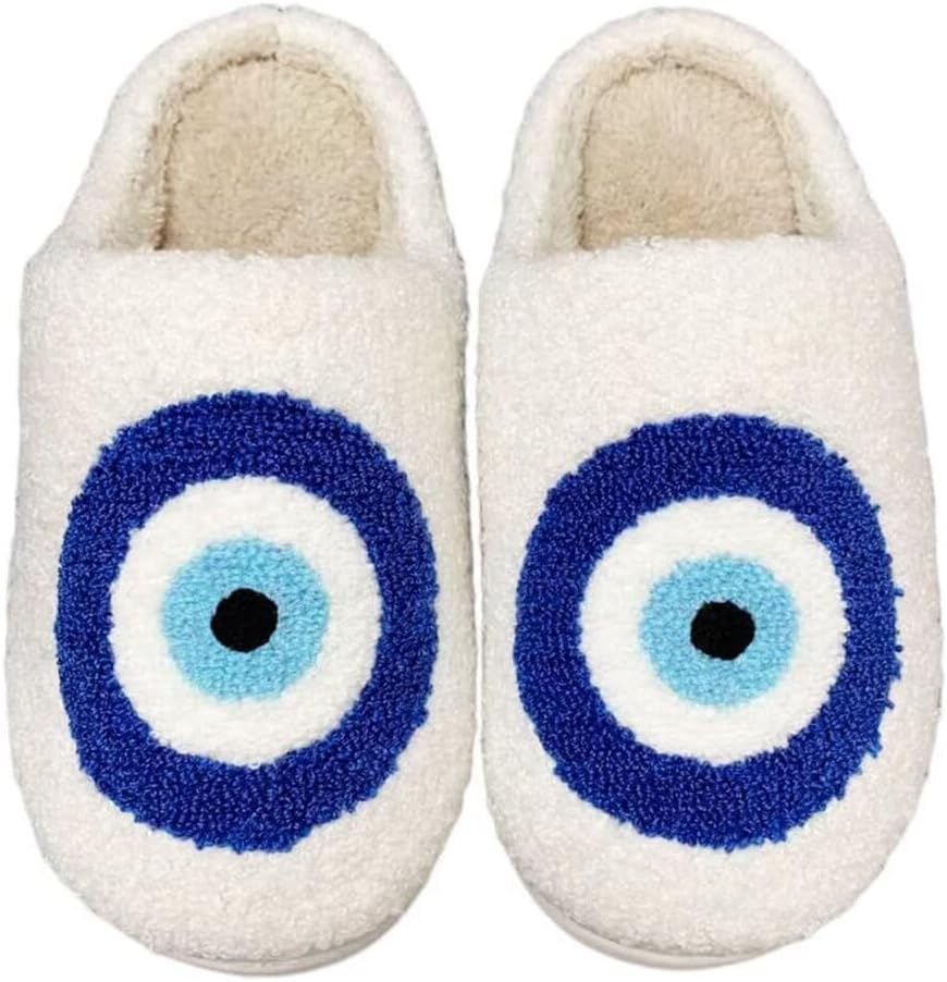 

Домашние тапочки Meet Me at Midnight для женщин и мужчин. Удобные плюшевые домашние тапочки без застежек Jinlonyu, Evil Eyes