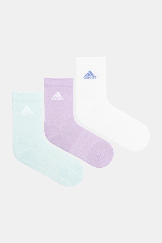 

Носки 3 пары Adidas, фиолетовый