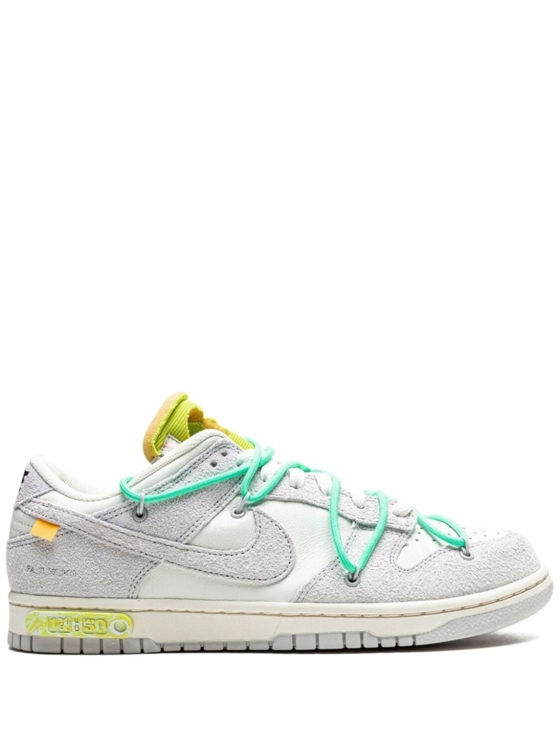 

Кроссовки Nike х Off-White Dunk Low 14/50, белый/серый/голубой