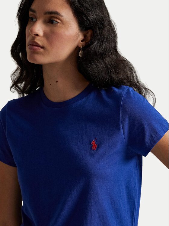 Футболка classic fit 211B14605007 Polo Ralph Lauren, синий — фото 4