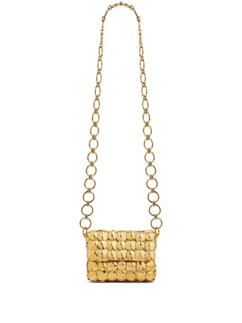 

Мини-сумка через плечо Sparkle Rabanne, золотой