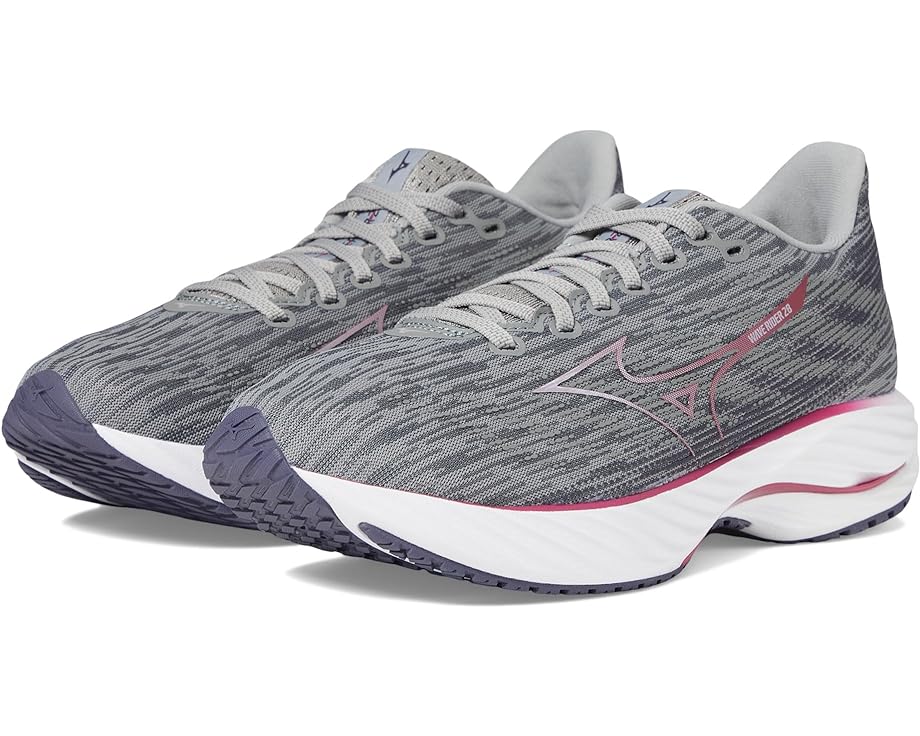 

Кроссовки Mizuno Wave Rider 28, цвет Ultimate Grey/Cosmo Chrome