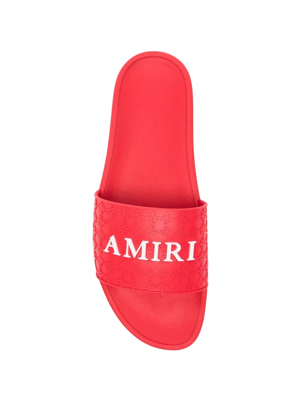 Шлепанцы Ma с четырехугольным логотипом Amiri, красный — фото 4