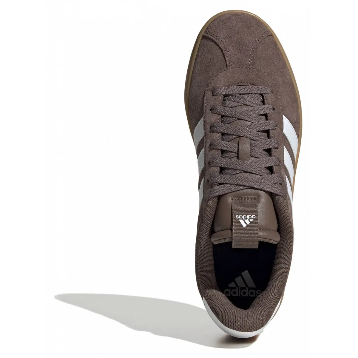 Сникерсы низкие VL Vourt 3.0 Adidas, коричневый — фото 3