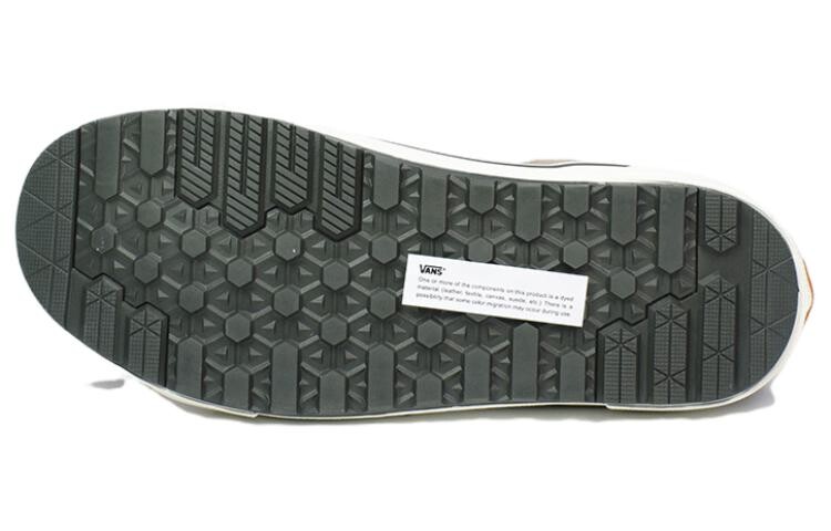 Кеды, SK8 Скейтборд обувь унисекс высокие Vans, цвет Green Brown — фото 4