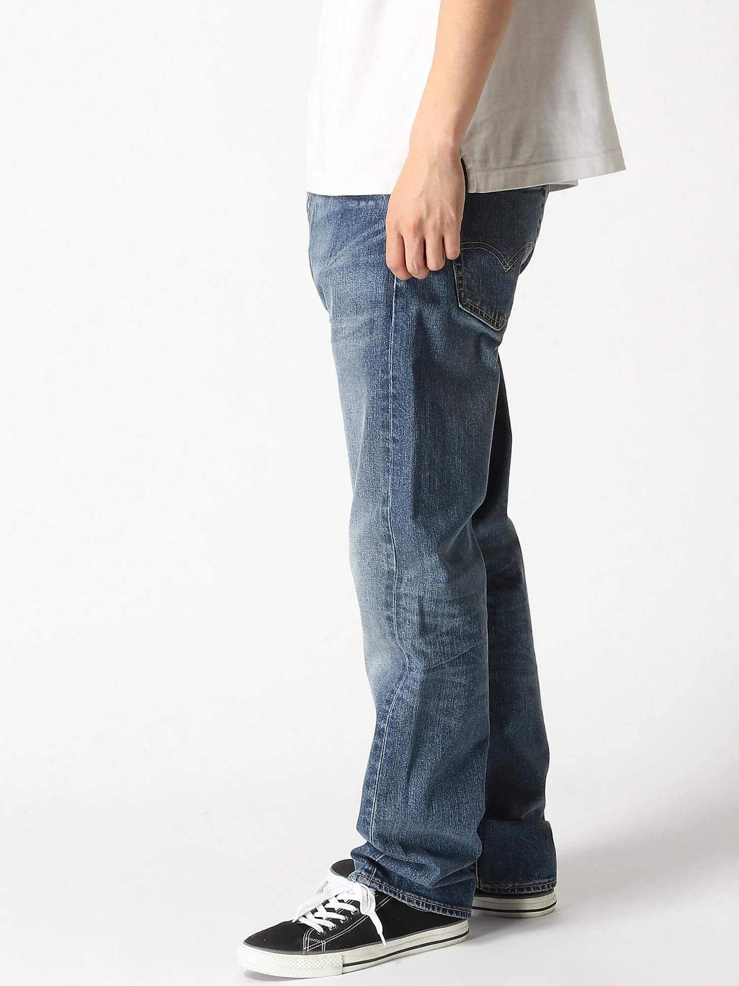 Джинсы 505 Regular Fit, цвет «средний индиго» Levi's, Medium Indigo - Worn In — фото 2
