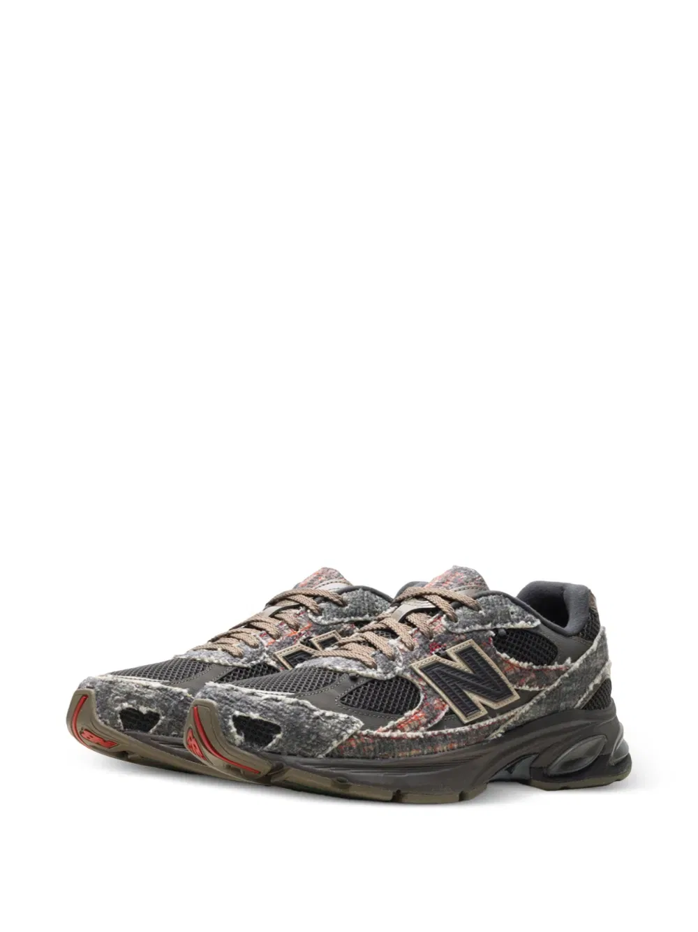 Низкие кроссовки с эффектом потертости New Balance, серый — фото 4