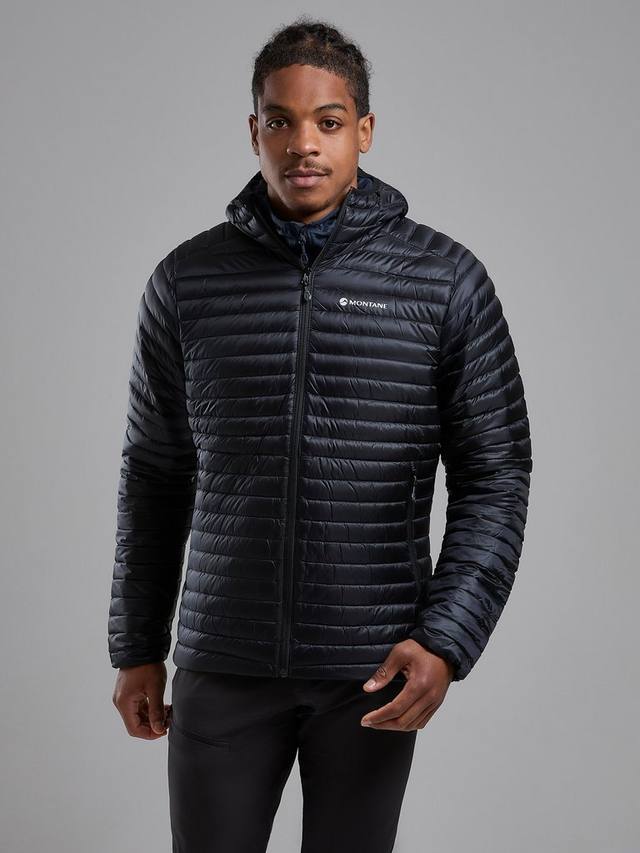 

Антифриз лайт куртка пуховая утепленная с капюшоном и карманом Montane, Black