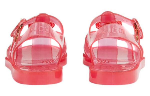 Сандалии gg fisherman sandal 'deep coral' Gucci, красный — фото 4