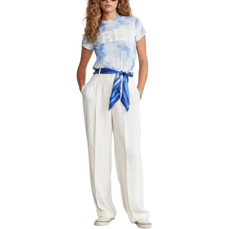 Футболка женская стандартная Polo Ralph Lauren Marine Blue — фото 4