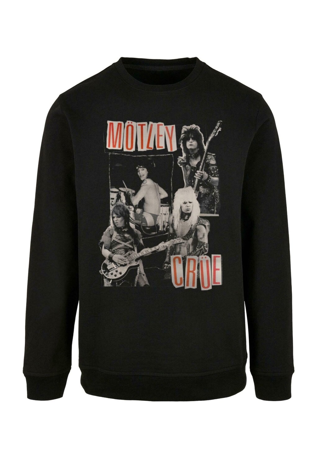 

Толстовка MOTLEY CRUE VINTAGE PUNK COLLAGE CREWNECK Merchcode, черный