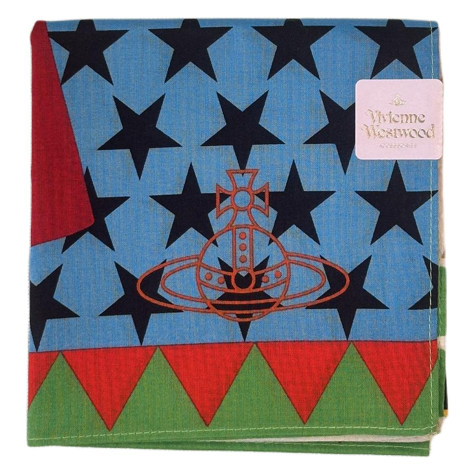

Vivienne Westwood Шёлковый шарф унисекс синий, Blue