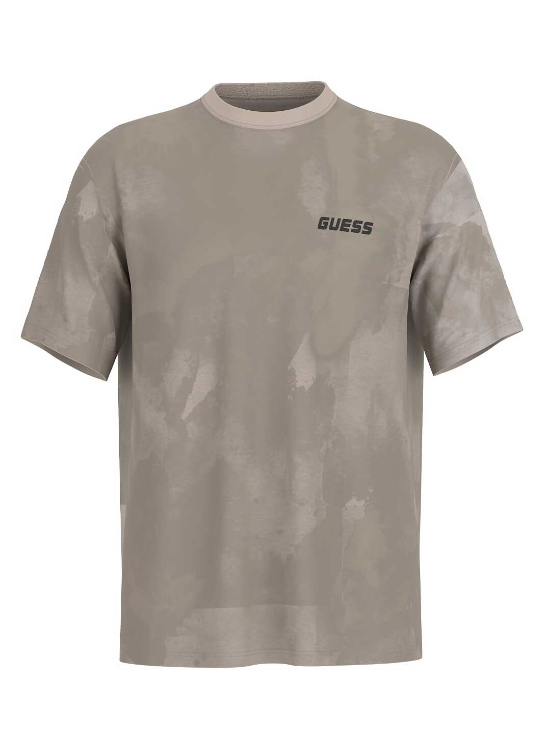 

Футболка Guess KEID CN OVER T-SHIRT, бежевый
