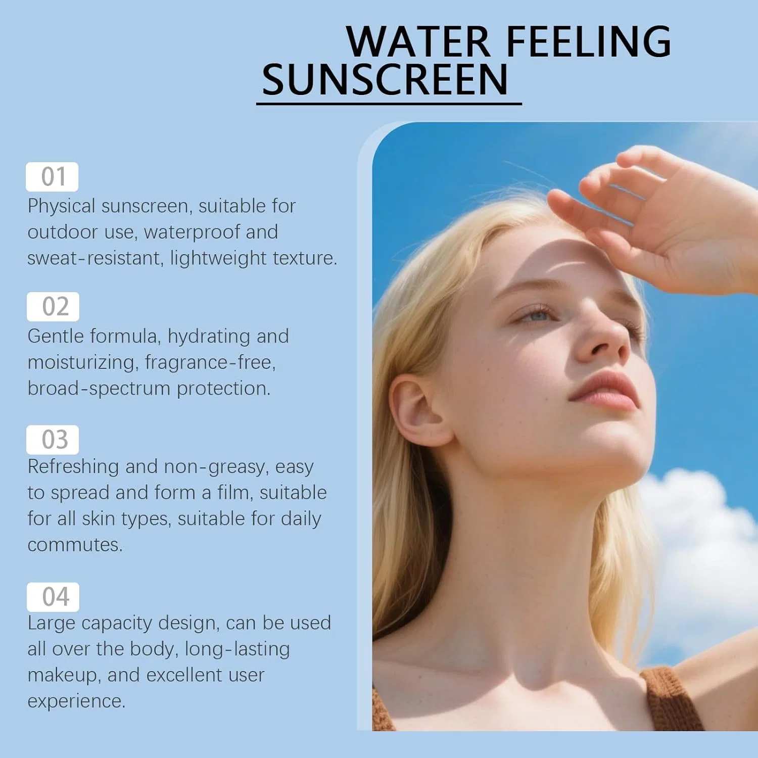 Солнцезащитный спрей 477 Water Feeling SPF 50+ PA+++, 100 мл (2 шт.) Rubu22A — фото 2
