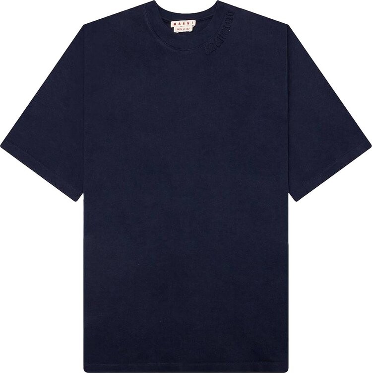 

Футболка Marni Short-Sleeve Crewneck 'Blumarine', синий