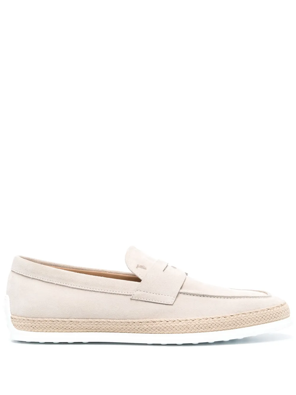 

Пенни-лоферы с миндалевидным носком TOD'S, нейтральный