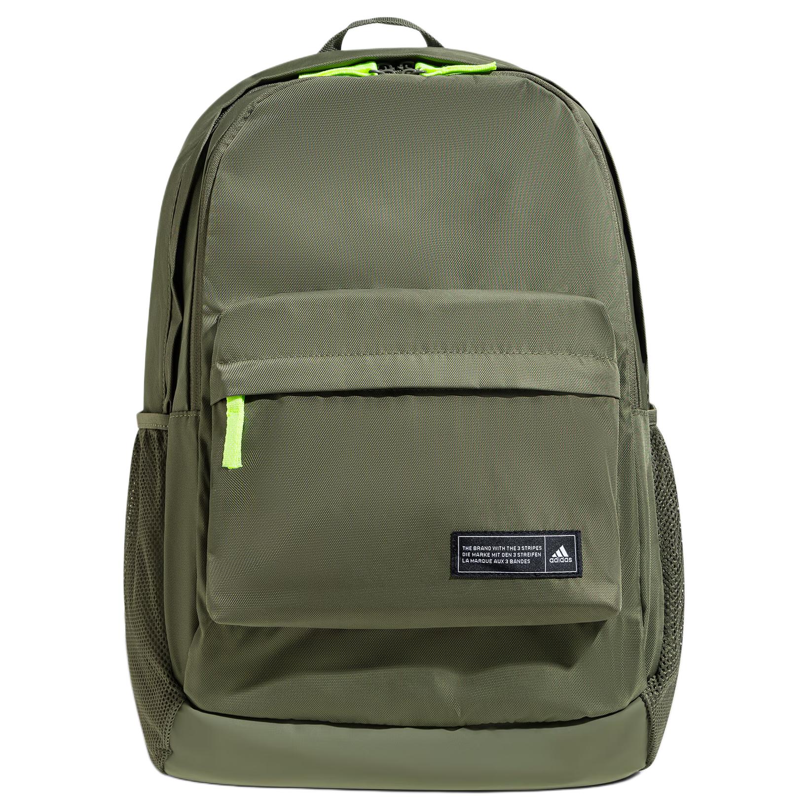 

Adidas Переработанный полиэстеровый рюкзак унисекс страта оливково-зеленый, Strata Olive Green