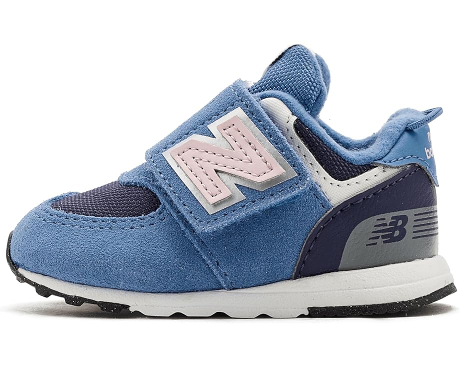 Детские кроссовки New Balance 574 Bungee Lace (Infant/Toddler) New Balance Kids, Fairweather Blue/Stone Pink — фото 4