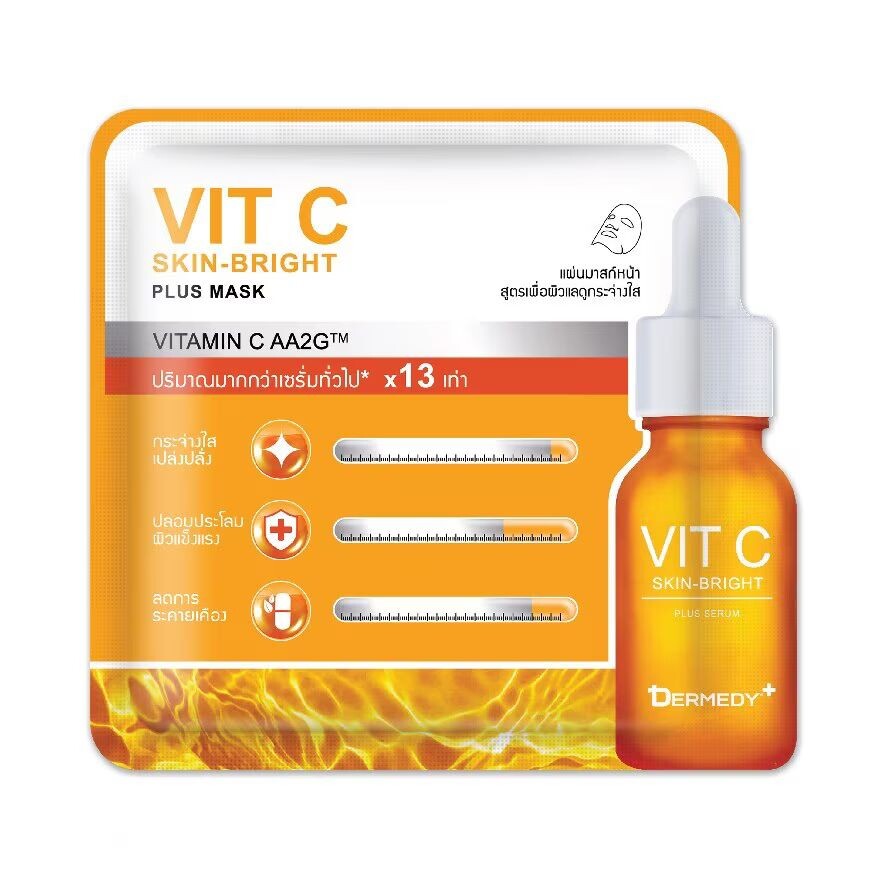 

Dermedy Маска Vit C Plus 1 шт, Yellow